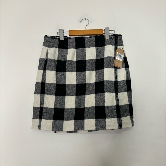 Woolrich Dresses & Skirts - Woolrich Black & White Wool Mini Skirt